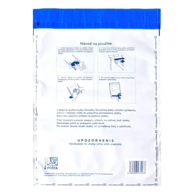 Poštové obálky A4-1A PE na cenný list