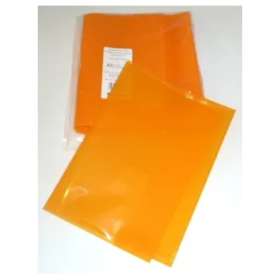 Obal na zošit  A5 / 25ks oranžový