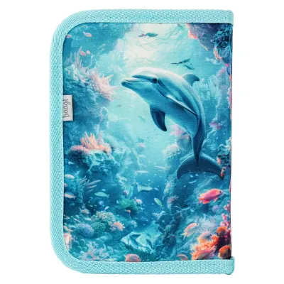 BAAGL Školský peračník jednoposchodový Delfín