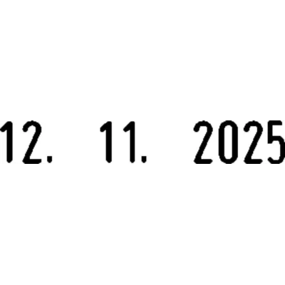 Dátumovka COLOP S120 /mesiac ČISELNE samonamáčacia čierna