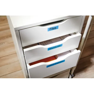 DYMO páska  D1 12mmx7m červenočierna