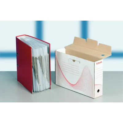 Škatuľa archívna ESSELTE/10cm biela