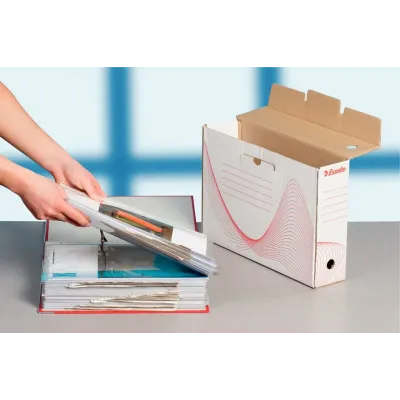 Škatuľa archívna ESSELTE/10cm biela