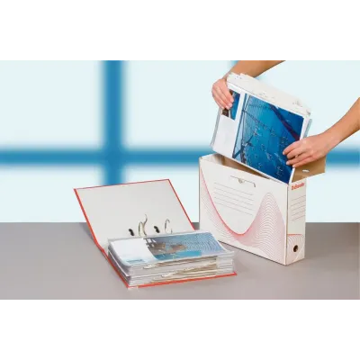 Škatuľa archívna ESSELTE/10cm biela