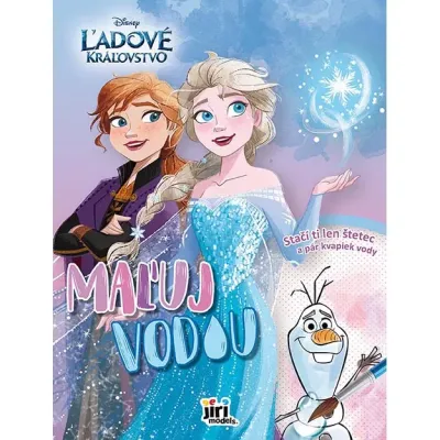 Maľuj vodou A4 Ľadové kráľovstvo