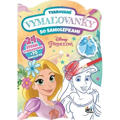 Tvarované maľovanky Princezné