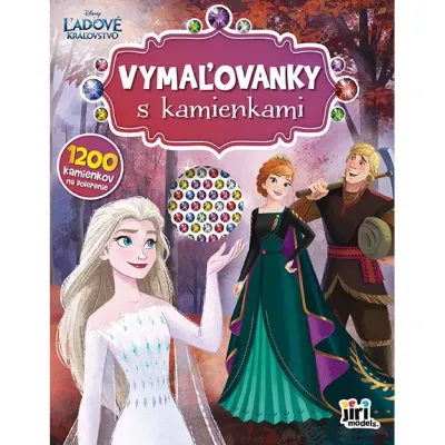 Maľovanky s kamienkami Ľadové kráľovstvo