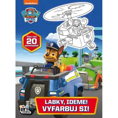 Vyfarbuj si! Labková patrola Labky, ideme!