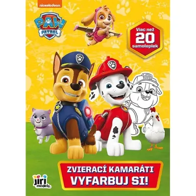 Vyfarbuj si! Labková patrola Kamaráti zvieratká