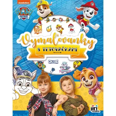 Maľovanky s tetovaním Labková patrola