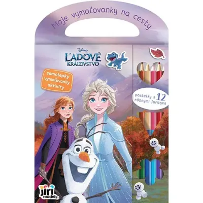 Moje maľovanky na cesty Ľadové kráľovstvo