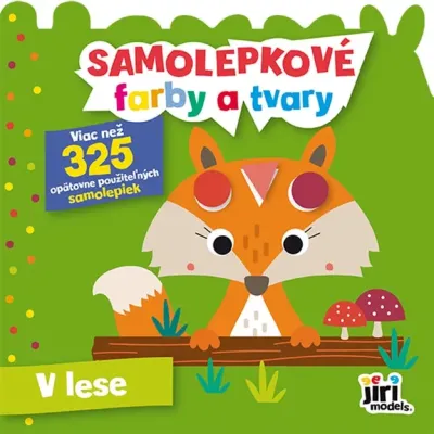 Samolepkové farby a tvary pre najmenších Zvieratká v lese