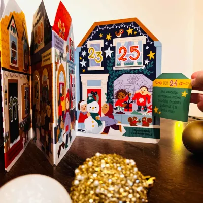Adventný kalendár Vianočná dedinka