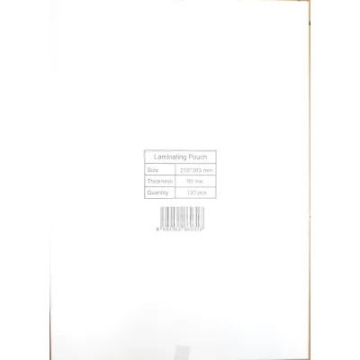 Fólia laminovacia 216x303mm A4  80mic/100ks lesklá AVE