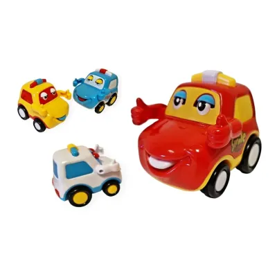 Autíčko na zotrvačník Smile 9cm - náhodná