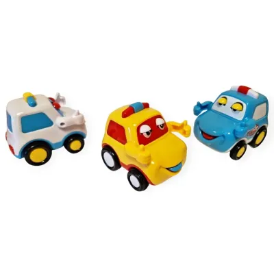 Autíčko na zotrvačník Smile 9cm - náhodná