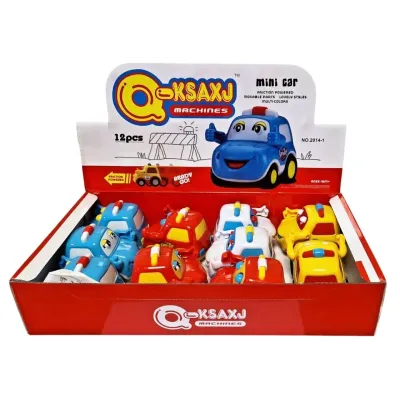 Autíčko na zotrvačník Smile 9cm - náhodná