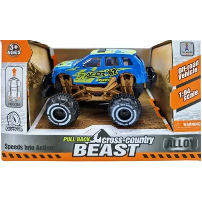 Auto Jeep kovové 9cm 1:64 - náhodná