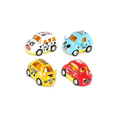 Auto kovové 6 cm  - kravička