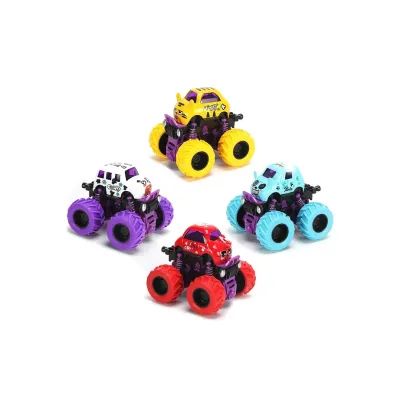 Auto kovové na zotrvačník 9cm - hasičské auto