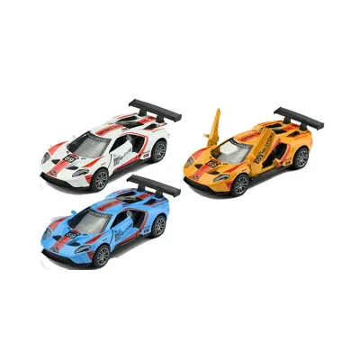 Auto na spätné natiahnutie 12,5cm - žltá