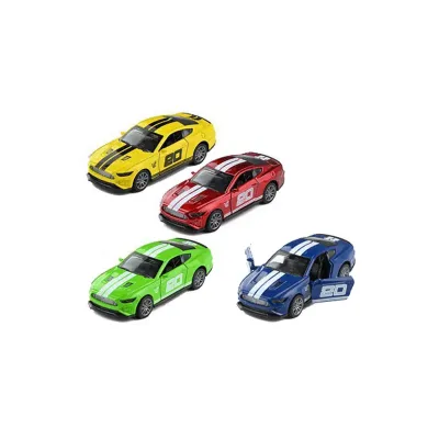 Auto na spätné natiahnutie 12cm - žltá