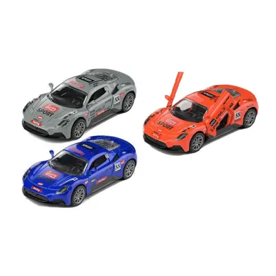 Auto na spätné natiahnutie 12cm - modrá