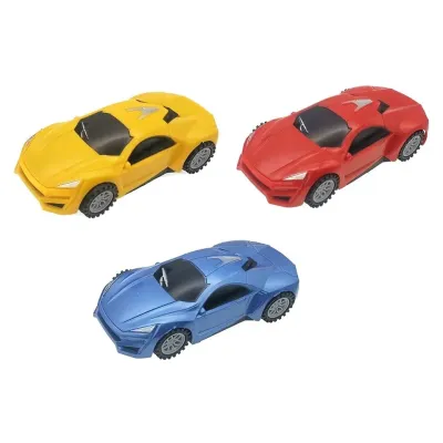 Auto na zotrvačník 16,5cm - žltá