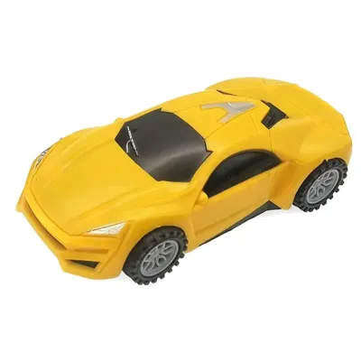 Auto na zotrvačník 16,5cm - žltá