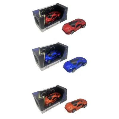 Auto na zotrvačník 16,5cm - modrá