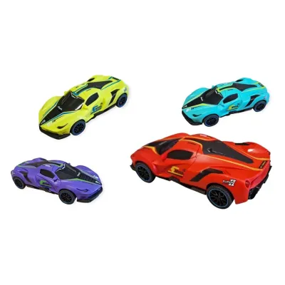 Auto na zotrvačník driftovacie 15cm - žltá