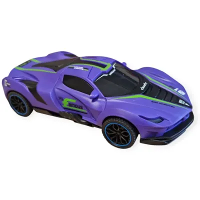 Auto na zotrvačník driftovacie 15cm - žltá