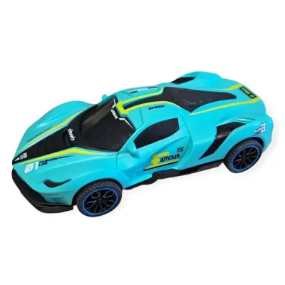 Auto na zotrvačník driftovacie 15cm - žltá