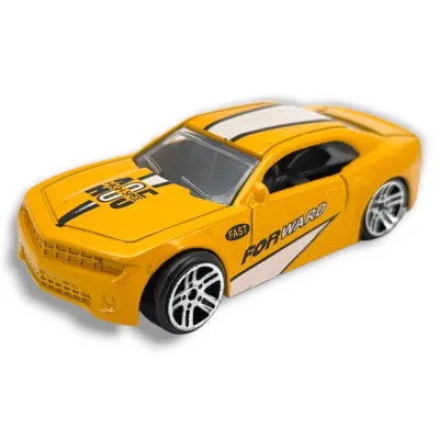Auto závodné kov 7,5cm - žltá