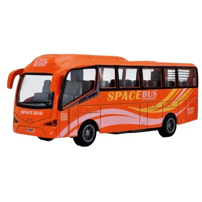 Autobus kovový 3farby - modrá