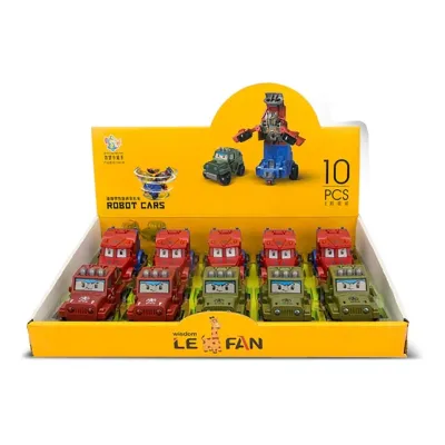 Autorobot 10,5cm - červená