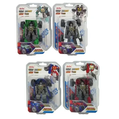 Autorobot kovový 9,5cm - čierna