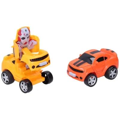 Autorobot na zotrvačník 11cm - žltá