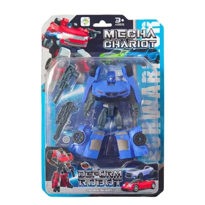 Autorobot závodné auto 10 cm - žltá