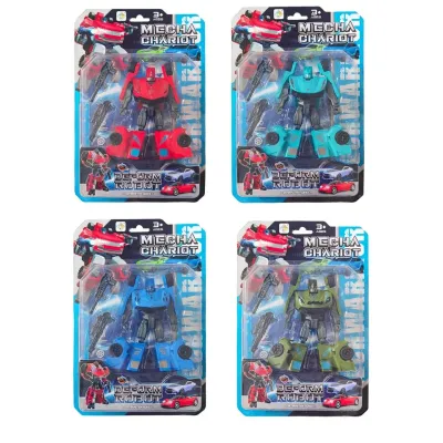 Autorobot závodné auto 10 cm - modrá