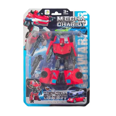 Autorobot závodné auto 10 cm - modrá