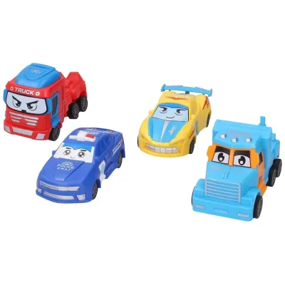 Autorobot na zotrvačník 11cm - žltá