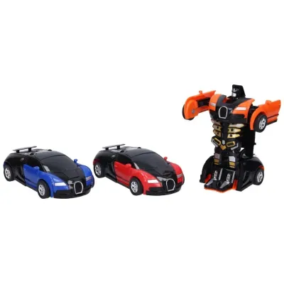 Autorobot na zotrvačník 12 cm - žltá