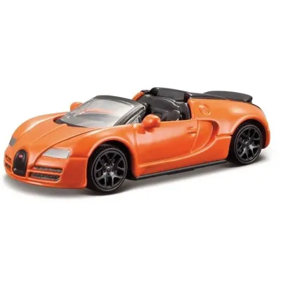 Bburago auto 1:64 mix - žltá - Porsche