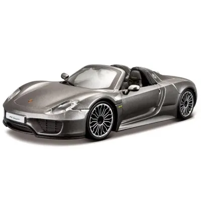 Bburago auto 1:64 mix - žltá - Porsche