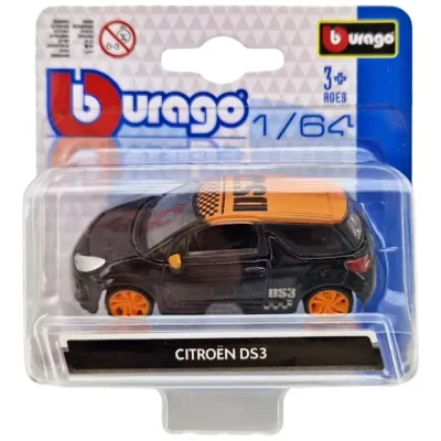 Bburago auto 1:64 mix - žltá - Porsche