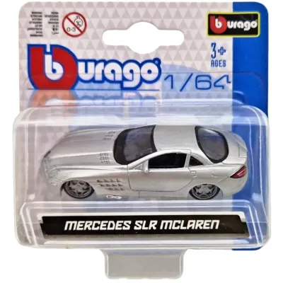 Bburago auto 1:64 mix - žltá - Porsche