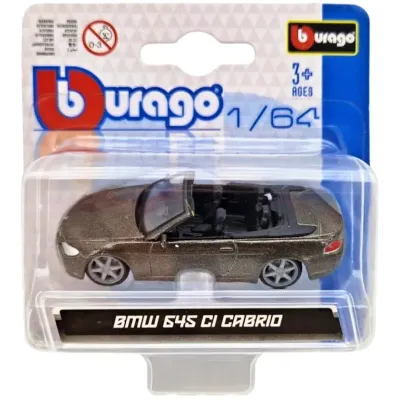 Bburago auto 1:64 mix - žltá - Porsche