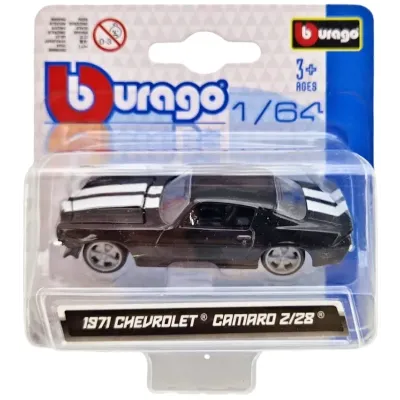 Bburago auto 1:64 mix - žltá - Porsche