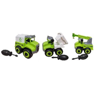 Dopravný prostriedok skrutkovací 14,5cm - smetiarske auto